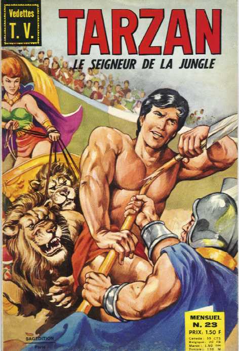 Scan de la Couverture Tarzan Vedettes Tv n 23